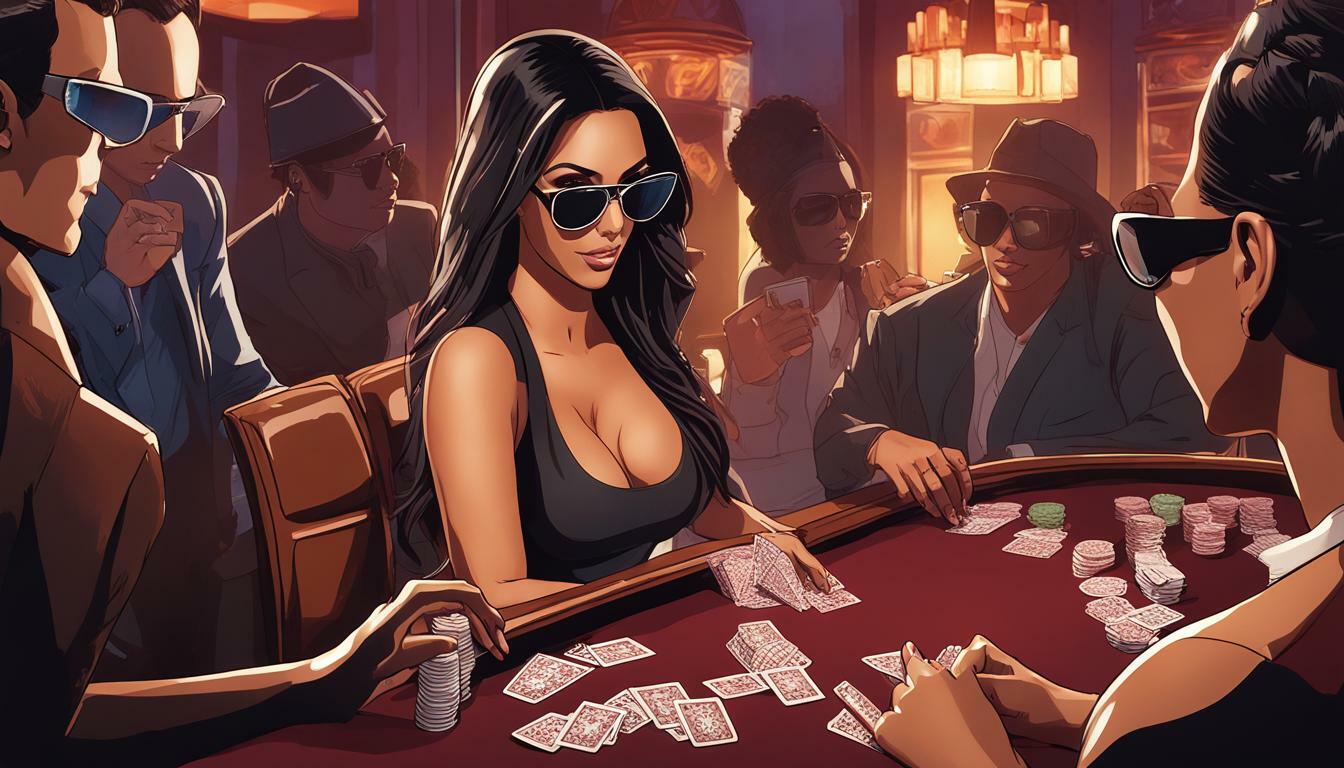kim kardashian mirrored sunglasses poker